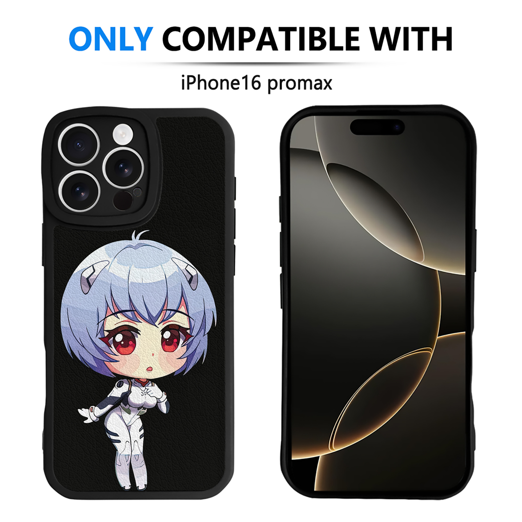 （画像用） EVA 新世紀エヴァンゲリオン 【iPhone 16シリーズ対応】シリコンスマホケース（レザー調） 材質：シリコン